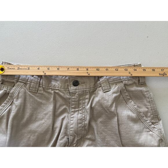 Carhartt Force Men Size 32 Brown Ripstop Relaxed Fit Outdoor Utility Cargo Short - Picture 6 of 12